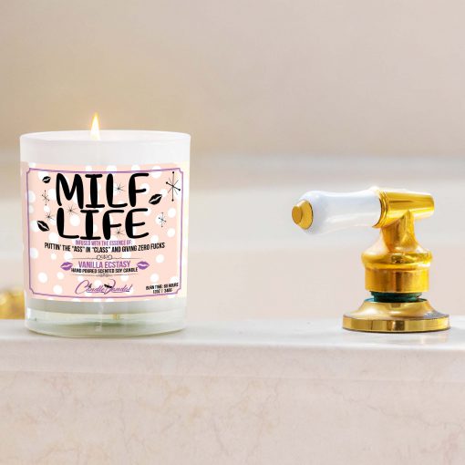 MILF Life Bathtub Candle