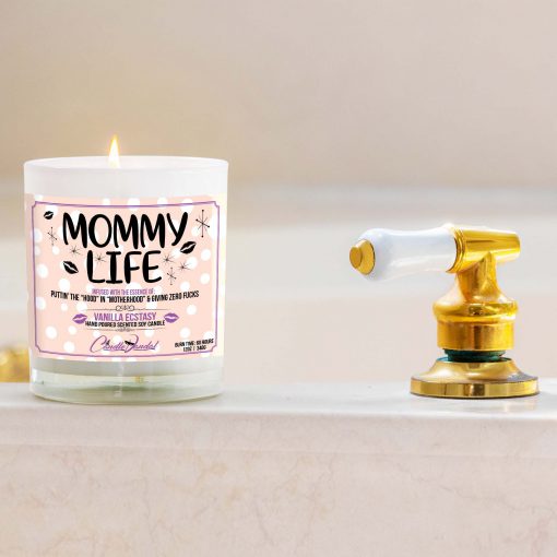 Mommy Life Bathtub Candle