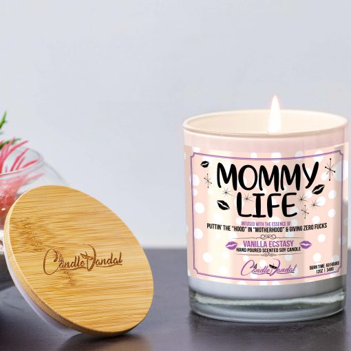 Mommy Life Lid and Candle