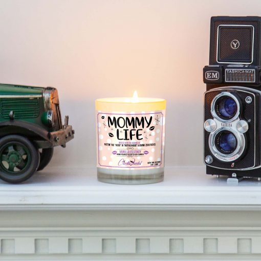 Mommy Life Mantle Candle