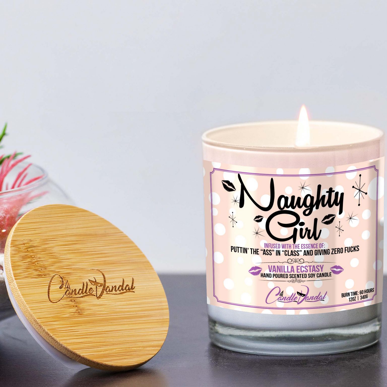 Naughty Girl Candle Funny & Raunchy Candles