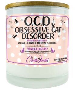 OCD Obsessive Cat Disorder Candle