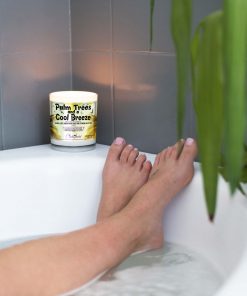 Palm Trees and a Cool Breeze Bathtub Candle