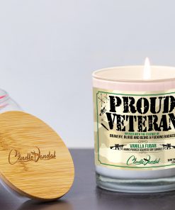 Proud Veteran Lid and Candle