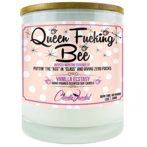 Queen Fucking Bee Candle