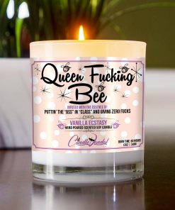 Queen Fucking Bee Table Candle