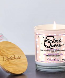 Sass Queen Lid and Candle