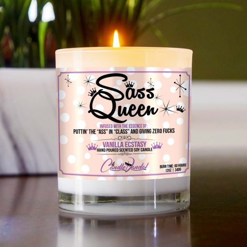 Sass Queen Table Candle