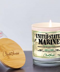 United States Mariine Candle and Lid
