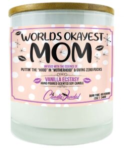Worlds Okayest Mom Candle