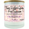 Fluent in Movie Quotes and Sarcasm Candle
