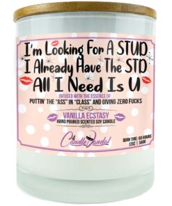 I'm Looking for a STUD, I Already Have the STD, All I Need is U Candle