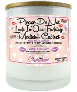 Please Don't Look in Our Fucking Medicine Cabinet Candle