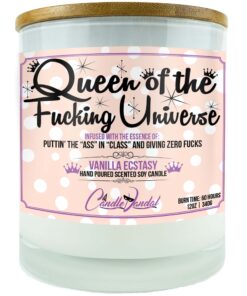 Queen of the Fucking Universe Candle