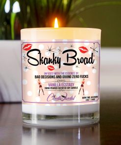 Skanky Broad Funny Candle