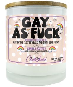Gay As Fuck Candle