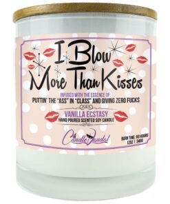 I Blow More Than Kisses Candle