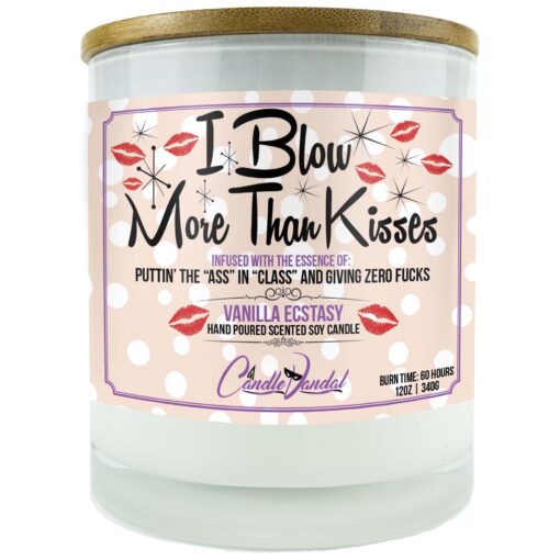 I Blow More Than Kisses Candle