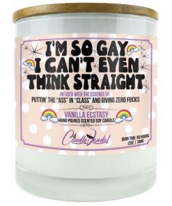 I'm So Gay I Can't Even Think Straight Candle