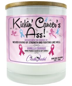 Kickin' Cancers Ass Candle