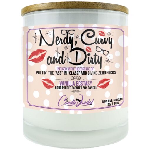 Nerdy, Curvy and Dirty Candle
