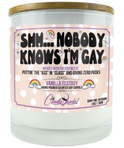 Shh... Nobody Knows I'm Gay Candle
