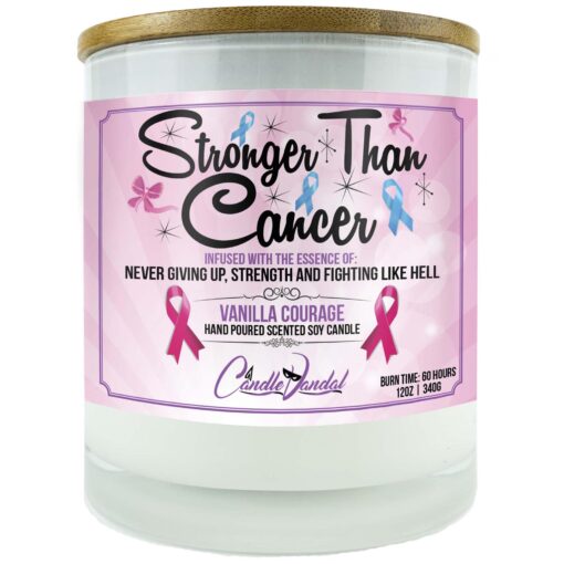 Stronger Than Cancer Candle