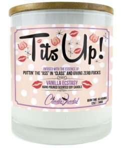Tits Up Candle