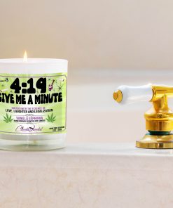 419 Give Me A Minute Bathtub Side Candle
