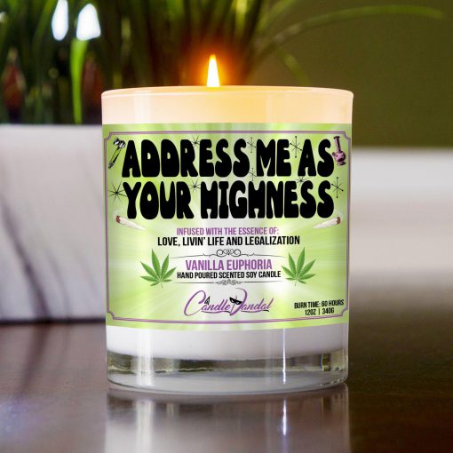 Address Me As Your Highness Table Candle