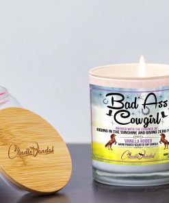 Bad Ass Cowgirl Lid And Candle