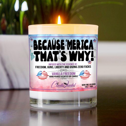 Because Merica That’s Why Table Candle