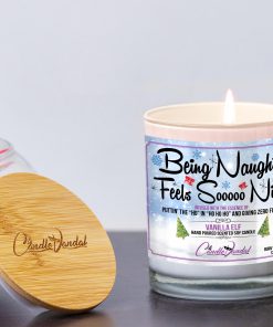 Being Naughty Feels So Nice Lid and Candle