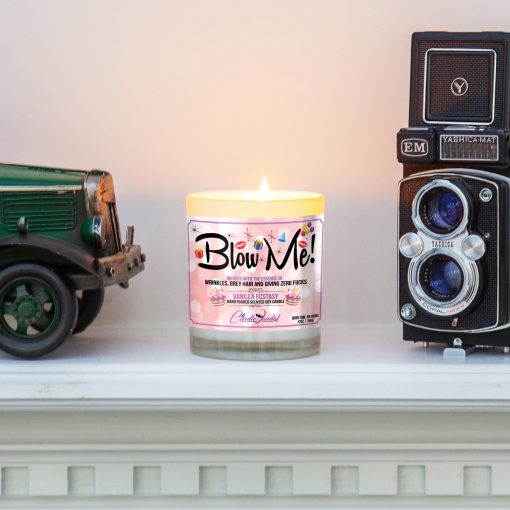 Blow Me Mantle Candle