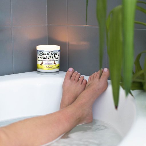 Born To Ride Forced To Work Bathtub Candle