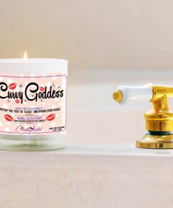 Curvy Goddess Bathtub Side Candle