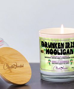 Drunken Irish Hooligan Lid And Candle