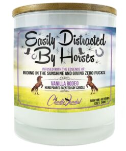 Easily Distracted By Horses Candle
