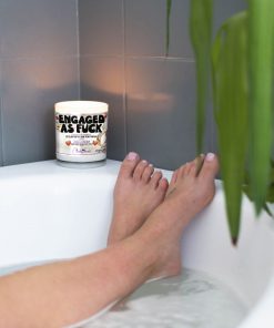 Engaged As Fuck Bathtub Candle