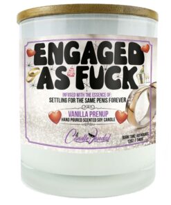 Engaged As Fuck Candle