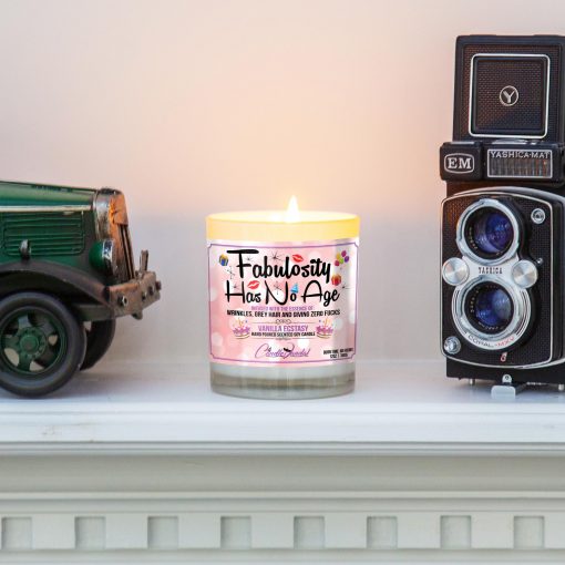 Fabulosity Has No age Mantle Candle