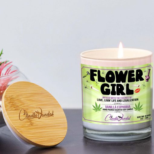 Fower Girl Lid And Candle