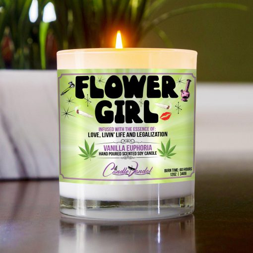 Fower Girl Table Candle