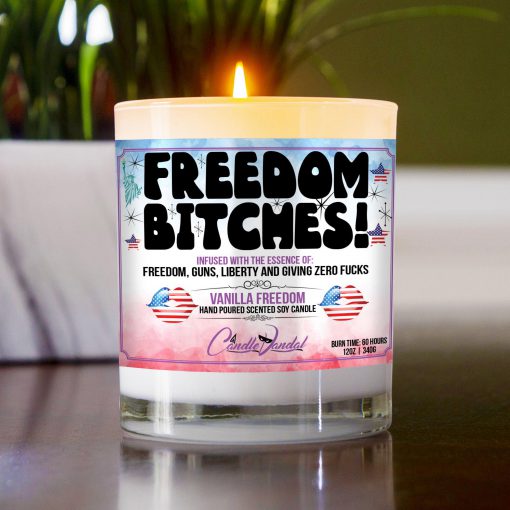 Freedom Bitches Table Candle