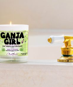 Ganja Girl Bathtub Side Candle