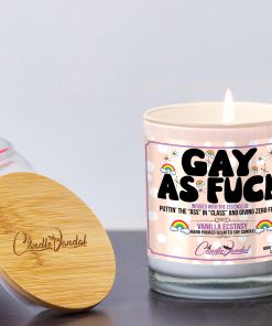 Gay as Fuck Lid and Candle