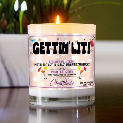 Gettin Lit Table Candle