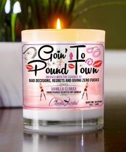 Goin’ to Pound town Table Candle