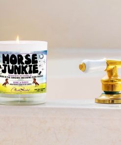 Horse Junkie Bathtub Side Candle