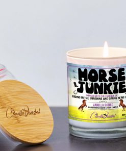 Horse Junkie Lid And Candle